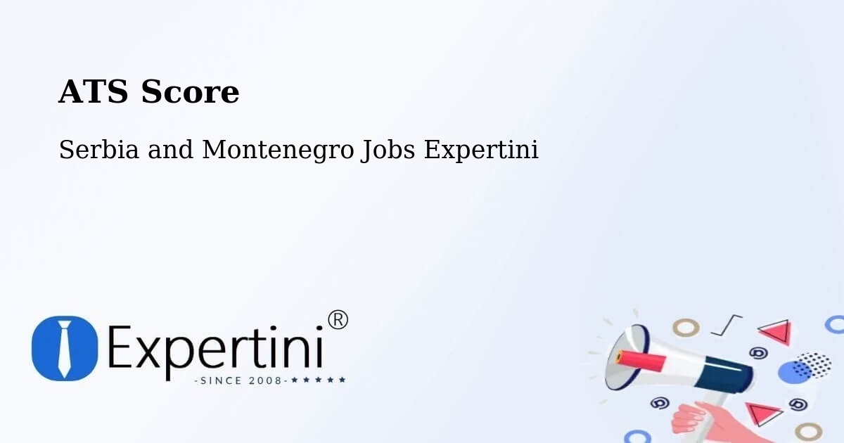 Resume ATS Score & Job Description Match Tool – Carberry - Serbia and Montenegro Jobs Expertini